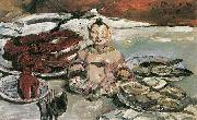 Lovis Corinth Stillleben mit Pagode oil painting on canvas